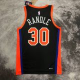 Men's Julius Randle Black Team Jersey - City Edition