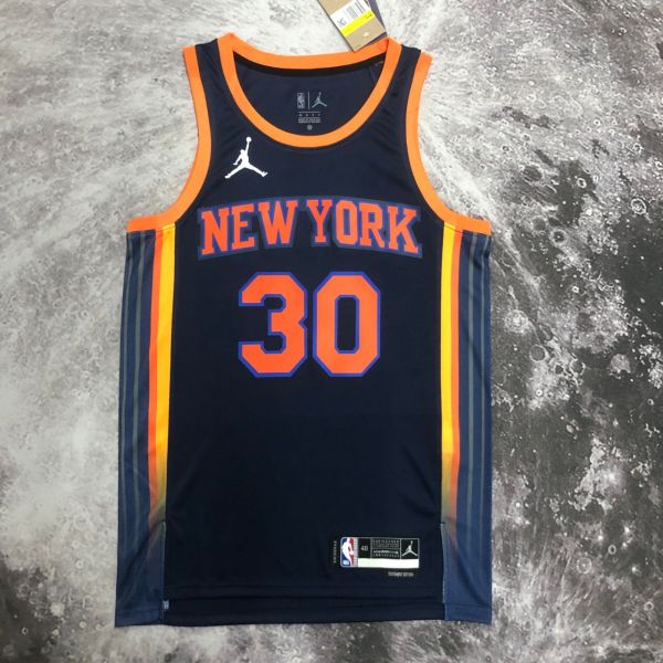 Men's Julius Randle Black Team Jersey - Statement Edition