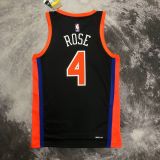 Men's Derrick Rose Black Team Jersey - City Edition