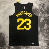 Men's Lauri Markkanen Black Team Jersey - Statement Edition