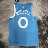 Men's D'Angelo Russell Blue Team Jersey