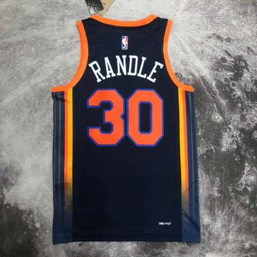 Men's Julius Randle Black Team Jersey - Statement Edition
