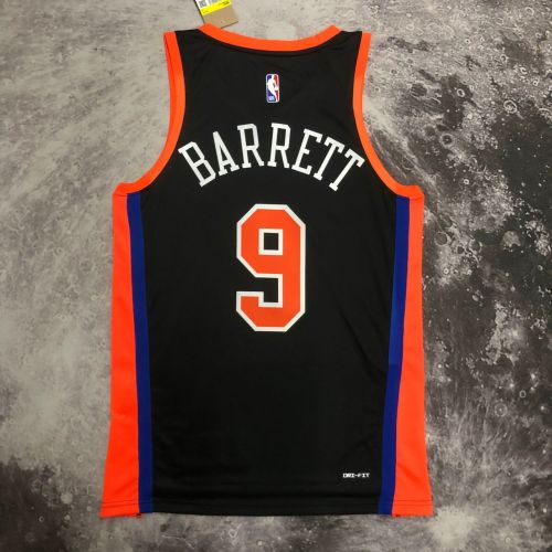 Men's R.J.Barrett Black Team Jersey - City Edition
