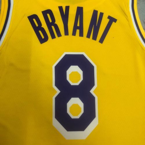 Men's Kobe Bryant Yellow Team Jersey
