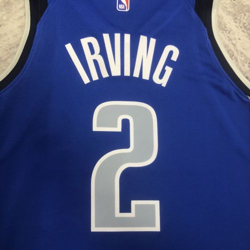 Men's Kyrie Irving Blue Team Jersey