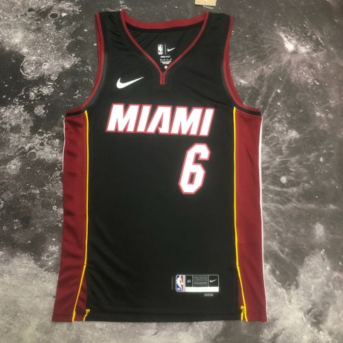 Men's LeBron James Black Team Jersey