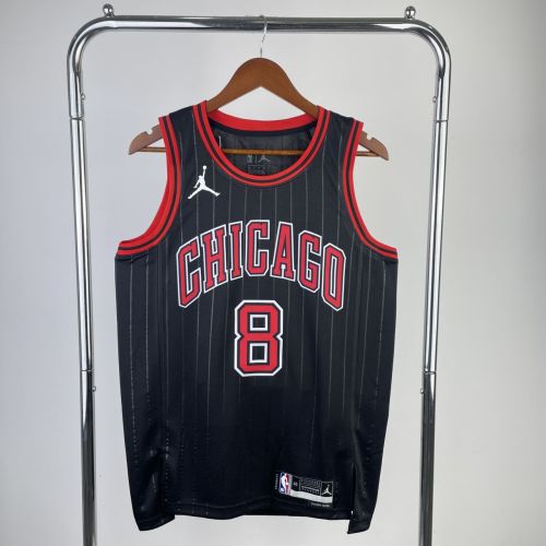 Men's Zach LaVine Black Team Jersey - Statement Edition
