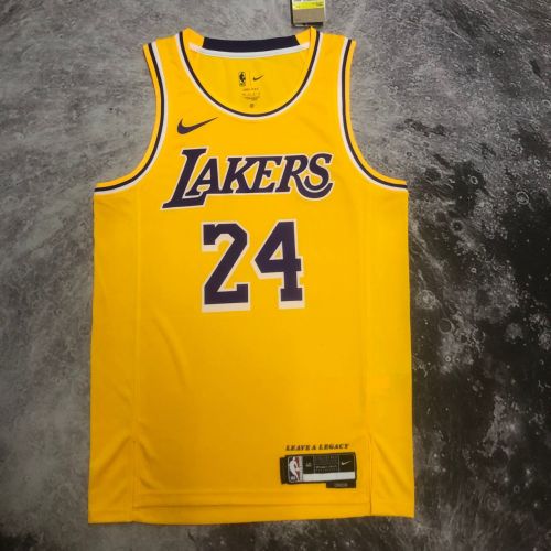 Men's Kobe Bryant Yellow Team Jersey