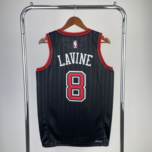 Men's Zach LaVine Black Team Jersey - Statement Edition