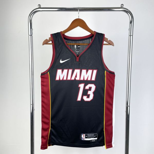 Men's Bam Adebayo Black Team Jersey