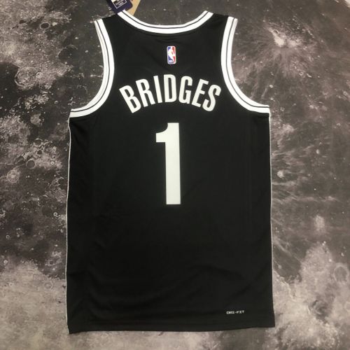 Men's Mikal Bridges Black Team Jersey