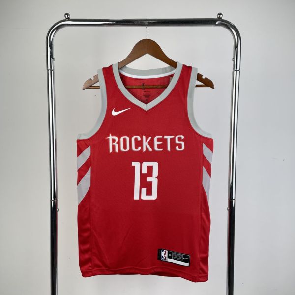 Men's James Harden Red Away Team Jersey