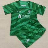 Liverpool 23/24 Goalkeeper Jersey and Short Kit