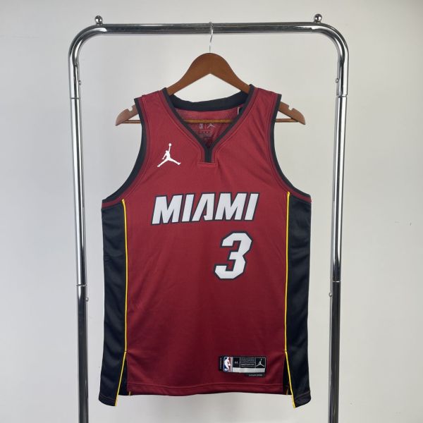 Men's Dwyane Wade Red Team Jersey - Statement Edition