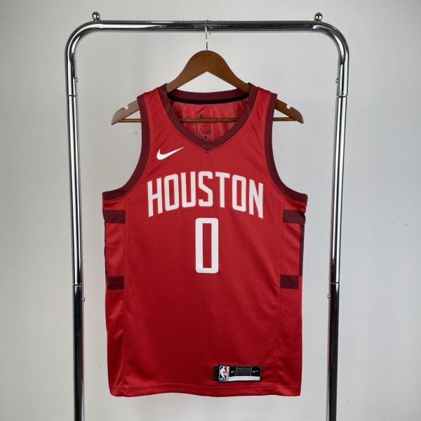 Men's Russell Westbrook Red Team Jersey