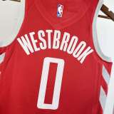Men's Russell Westbrook Red Away Team Jersey