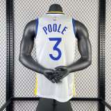 Men's Jordan Poole White Team Jersey