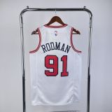 Men's Dennis Rodman White Team Jersey