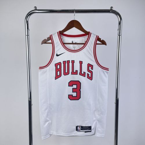 Men's Dwyane Wade White Team Jersey