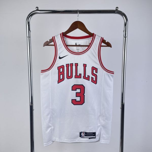 Men's Dwyane Wade White Team Jersey