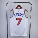 Men's Carmelo Anthony White Team Jersey