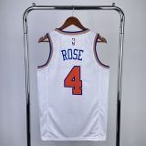 Men's Derrick Rose White Team Jersey