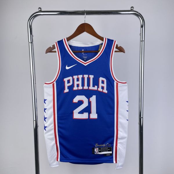 Men's Joel Embiid Blue Team Jersey