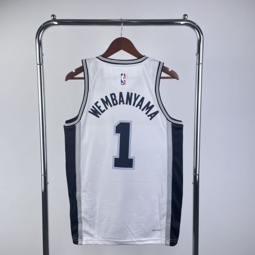 Men's Victor Wembanyama White Team Jersey