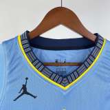 Men's Derrick Rose Blue Team Jersey - Statement Edition