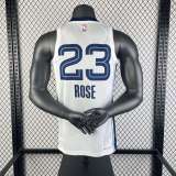 Men's Derrick Rose White Team Jersey