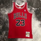 Men's M&N 1998 Michael Jordan Red Retro Jersey