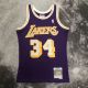 Men's M&N 96/97 Shaquille O'Neal Purple Retro Jersey