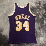 Men's M&N 96/97 Shaquille O'Neal Purple Retro Jersey