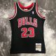 Men's M&N 1998 Michael Jordan Black Retro Jersey
