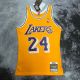 Men's M&N 07/08 Kobe Bryant Yellow Retro Jersey