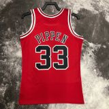 Men's M&N 1998 Scottie Pippen Red Retro Jersey