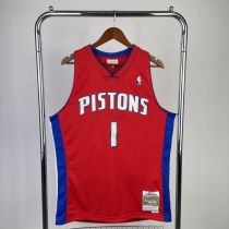 Men's M&N 2008/09 Allen Iverson Red Retro Jersey