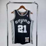 Men's M&N 1998/99 Tim Duncan Black Retro Jersey