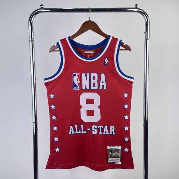 Men's 2003 Kobe Bryant All Star Red Retro Jersey