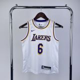 Youth LeBron James White Team Jersey