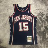 Men's M&N 2006/07 Jevon Carter Blue Retro Jersey