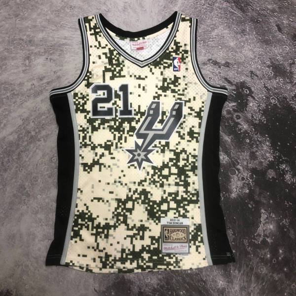 Men's M&N 2013/14 Tim Duncan Retro Jersey