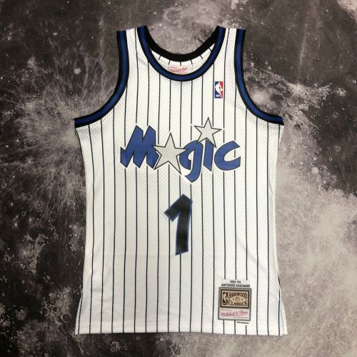 Men's M&N 1994 Anfernee Hardaway White Retro Jersey