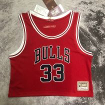 Women's M&N Scottie Pippen Red Retro Jersey