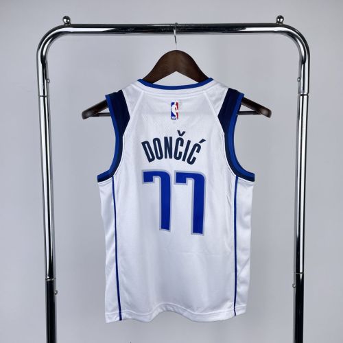 Youth Luka Doncic White Team Jersey