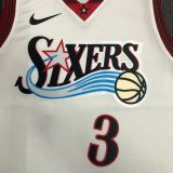Men's Allen Iverson White Retro Team Jersey