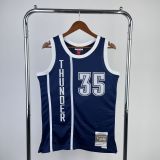 Men's M&N 2015/16 Kevin Durant Blue Retro Jersey