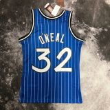 Men's M&N 1994/95 Shaquille O'Neal Blue Retro Jersey