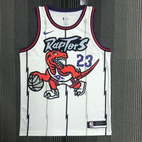 Men's Fred VanVleet White Retro Team Jersey
