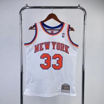 Men's M&N 1991/92 Patrick Ewing White Retro Jersey